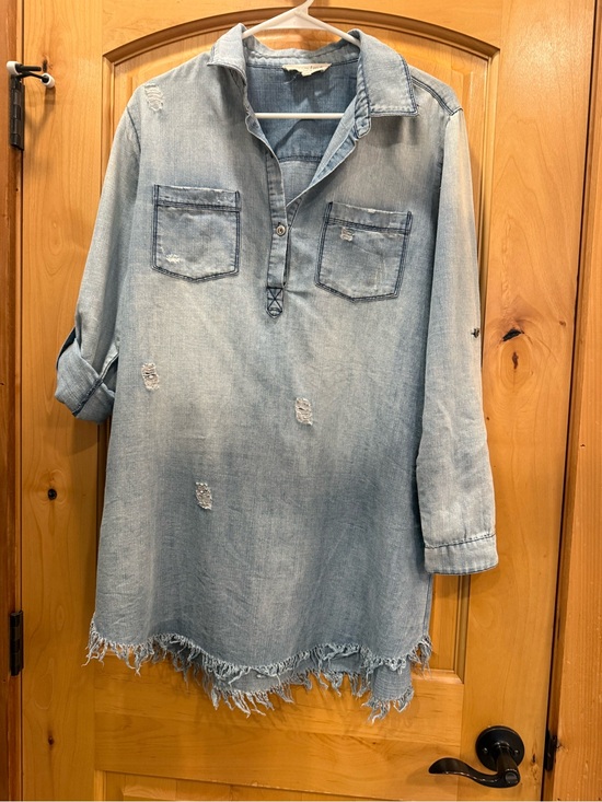 En Créme Dresses & Skirts - Denim Mini Dress